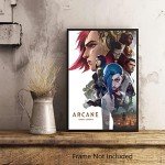 Arcane League of Legends Anime Art Print Poster