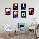 LYCZIPO Anime Poster Set - 8x10 Wall Art