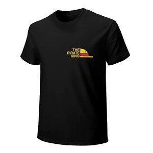 Pirate King Embroidered Anime Cotton T-Shirt