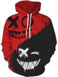 Aueoero 3D Anime Graphic Hoodie for Teens