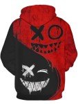 Aueoero 3D Anime Graphic Hoodie for Teens