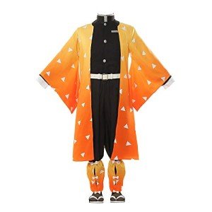 Zenitsu Agatsuma Cosplay Outfit - Yellow Kimono