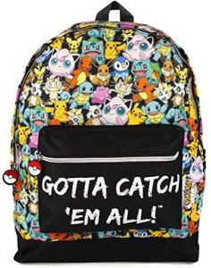 Dynamic Pokémon Gamer School Backpack with Adjustable Straps