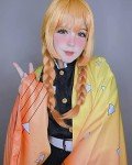 Zenitsu Agatsuma Cosplay Outfit - Yellow Kimono