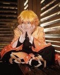 Zenitsu Agatsuma Cosplay Outfit - Yellow Kimono