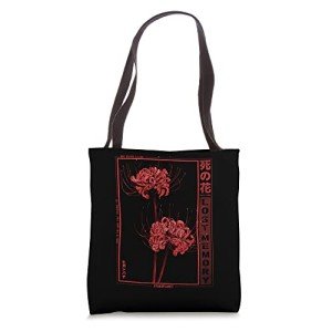 Japanese Spider Lily Anime Soft Grunge Tote Bag