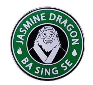 Jasmine Dragon Enamel Pin - Uncle Iroh Design