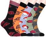 Naruto Shippuden 5 Pack Crew Socks Set