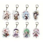 Genshin Impact Keychain Set - 29 Cute Designs
