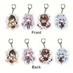 Genshin Impact Keychain Set - 29 Cute Designs