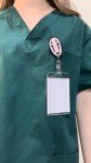 Anime Badge Reel with Alligator Clip and Cord