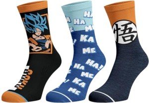 Dragon Ball Z Broly 3-Pack Crew Socks