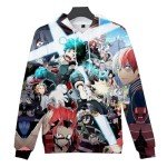 Boku No Hero Colorful Hoodie for Adults