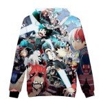 Boku No Hero Colorful Hoodie for Adults