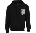 Attack on Titan Survey Corps Hoodie - Black X-Large