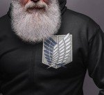 Attack on Titan Survey Corps Hoodie - Black X-Large