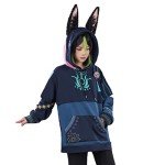 Tighnari Anime 3D Print Zip Hoodie Jacket