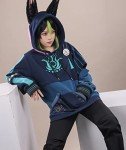 Tighnari Anime 3D Print Zip Hoodie Jacket