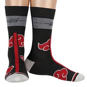 Naruto Shippuden Red Cloud Justice Crew Socks