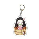 Cute Kawaii Anime Acrylic Keychain Set (4 Pcs)