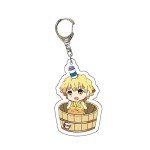 Cute Kawaii Anime Acrylic Keychain Set (4 Pcs)