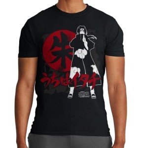 Itachi Uchiha Akatsuki Symbol Black T-Shirt
