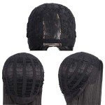 Long Black Straight Cosplay Wig - 40 Inch