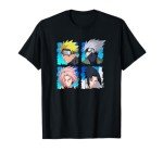Naruto Shippuden Main Characters Graphic T-Shirt