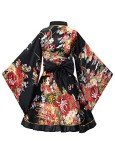Anime Women's Kimono Dance Set with Fans & Socks
