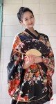 Anime Women's Kimono Dance Set with Fans & Socks
