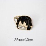 Cute Demon Slayer Brooch Pins Set - 17pcs