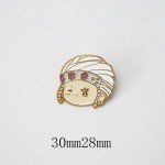 Cute Demon Slayer Brooch Pins Set - 17pcs