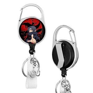Anime Badge Reel Holder with 360° Swivel Clip
