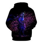 Samurai Graphic 3D Print Japanese Hoodie for Men