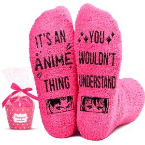 Funny Anime Socks for Teen Girls and Women