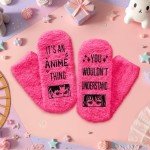Funny Anime Socks for Teen Girls and Women