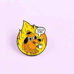 Cute Cartoon Tiger Enamel Pin for Jackets