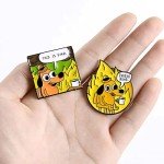 Cute Cartoon Tiger Enamel Pin for Jackets