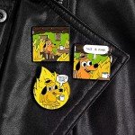 Cute Cartoon Tiger Enamel Pin for Jackets