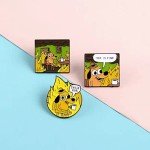 Cute Cartoon Tiger Enamel Pin for Jackets