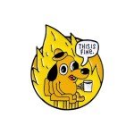 Cute Cartoon Tiger Enamel Pin for Jackets