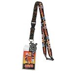 Naruto ID Badge Holder Lanyard with Pendant & Sticker