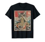 Kawaii Cat Eating Ramen Noodles T-Shirt