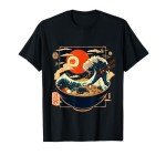 Kanagawa Wave Ramen Retro Anime T-Shirt