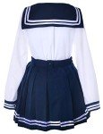 Navy Blue Sailor School Girl Cosplay Skirt Set