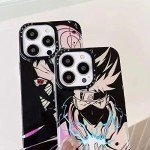 Anime Phone Case with Blue Light Effect for iPhone