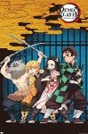 Demon Slayer Group Art Wall Poster - 22.375" x 34