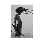 Afro Samurai Anime Poster – Room Aesthetic Art