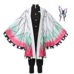 Kochou Shinobu Women's Anime Cosplay Kimono Outfit