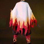 Kochou Cosplay Costume Full Set (Red, Large)